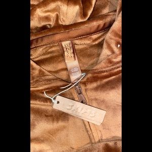 SKIMS Velour Tracksuit. Zip-up jacket size S. Track pants size M.